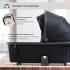 Детская коляска Sweet Baby Elegante 2 в 1 SBL Chrome Black