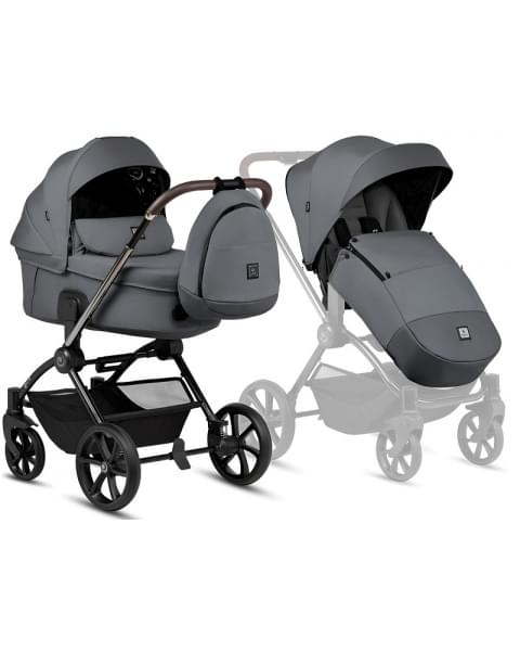 Детская коляска Tutis Gio Plus 3 в 1 1552133 Grigio