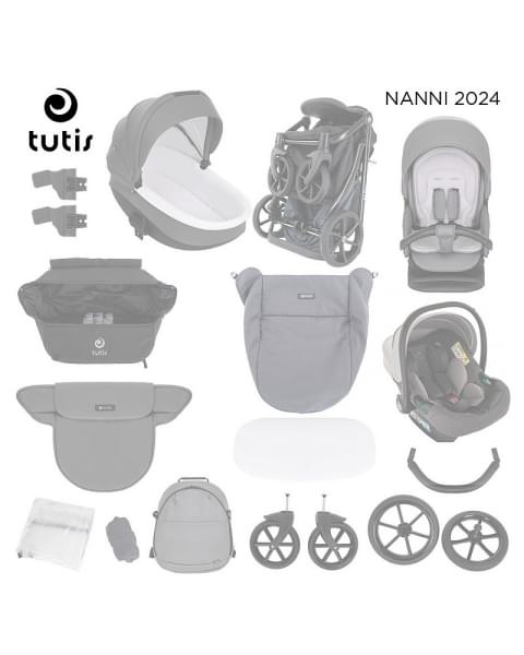 Детская коляска 3 в 1 Tutis Nanni 7 (118) White Painting