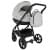 Детская коляска Tutis Nanni 7 Кожа 3 в 1 1533069 Light Silver