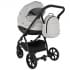 Детская коляска Tutis Nanni 7 Кожа 3 в 1 1533069 Light Silver