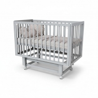 Детская кровать Agex Lira (маятник продольный), Серый