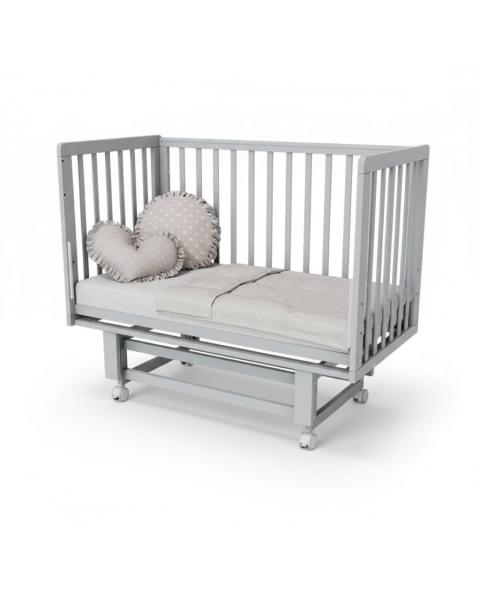 Детская кровать Agex Lira (маятник продольный), Серый