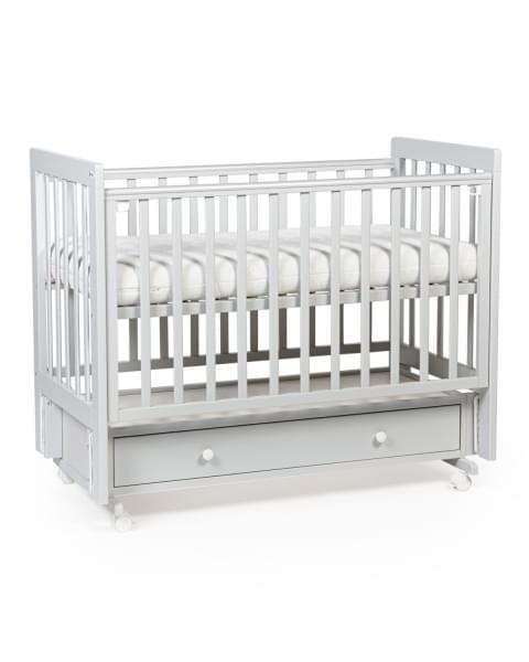 Детская кровать Tutis Cloud 4 (маятник универсальный с ящиком), Серый (VD25-2122210)