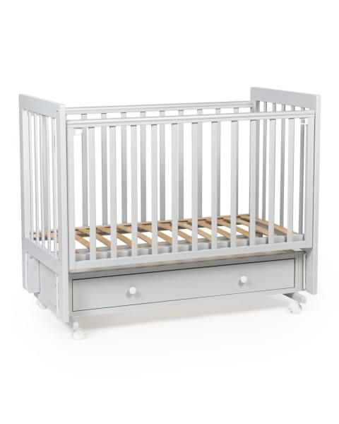 Детская кровать Tutis Cloud 4 (маятник универсальный с ящиком), Серый (VD25-2122210)