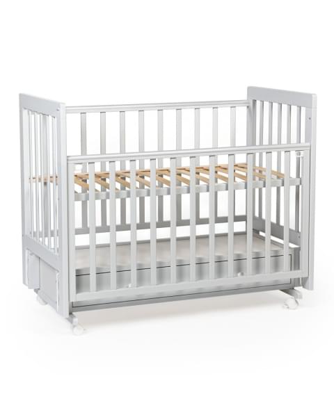 Детская кровать Tutis Cloud 4 (маятник универсальный с ящиком), Серый (VD25-2122210)