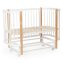 Детская кроватка Bebizaro Fancy маятник продольный 05 WHITE/BEECH купить в Москве на официальном сайте | Цена, каталог
