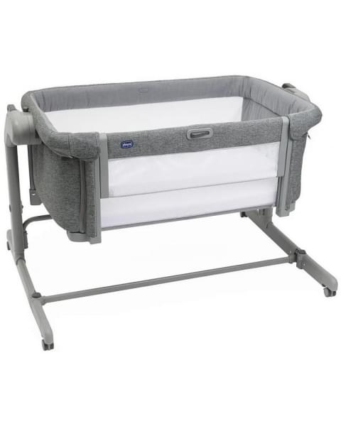 Детская приставная кроватка Chicco Next2Me Magic Evo, Dark Grey (Темно-серый)