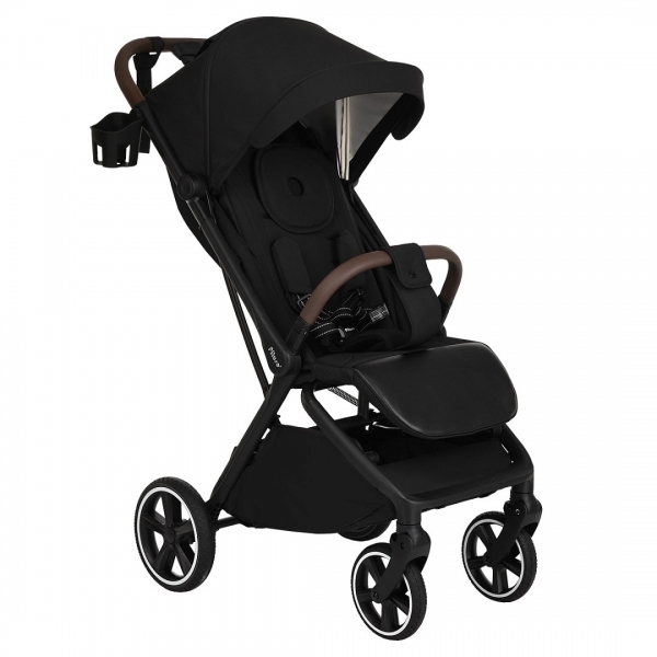 Детская прогулочная коляска Pituso Matrix XXL PU Black