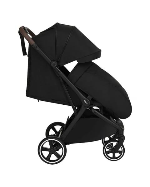 Детская прогулочная коляска Pituso Matrix XXL PU Black