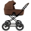 Детская коляска Roan Bass Next Classic 2.0 d12 3 в 1 с автокреслом Tutis Elo Lux EduSky Black BNC/81/2 Mocha Mousse/Black/руч.Cappuccino