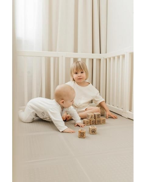 Большой детский игровой манеж UNIX Kids Classic Tree House 150 x 180 Camel