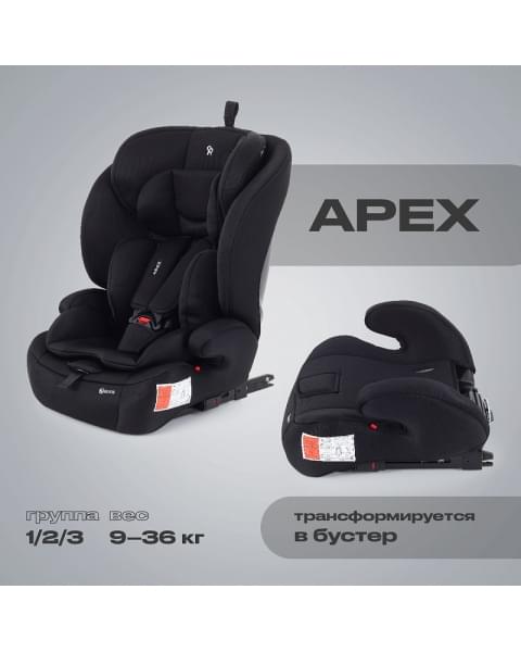 Автокресло Rant Basic Apex ZY27F isofix Black (9-36 кг)