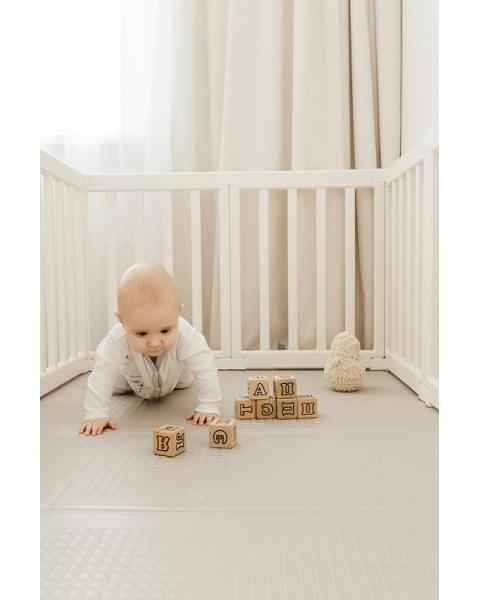 Большой детский игровой манеж UNIX Kids Classic Tree House 150 x 180 Camel