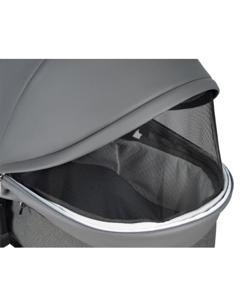 Детская коляска трансформер Farfello Aimile PRO темно-серый A5-6 экокожа