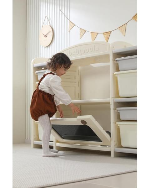 Кухня детская UNIX Kids Cook & Store 8 ящиков Grey