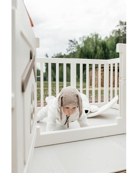 Большой детский игровой манеж UNIX Kids Classic Tree House 150 x 180 Camel