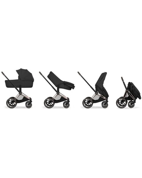 Коляска Cybex Priam V Rosegold Style Collection 2 в 1 Sepia Black