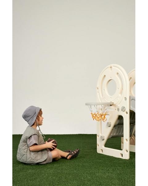 Игровой комплекс с горкой UNIX Kids Bus 171 см Grey