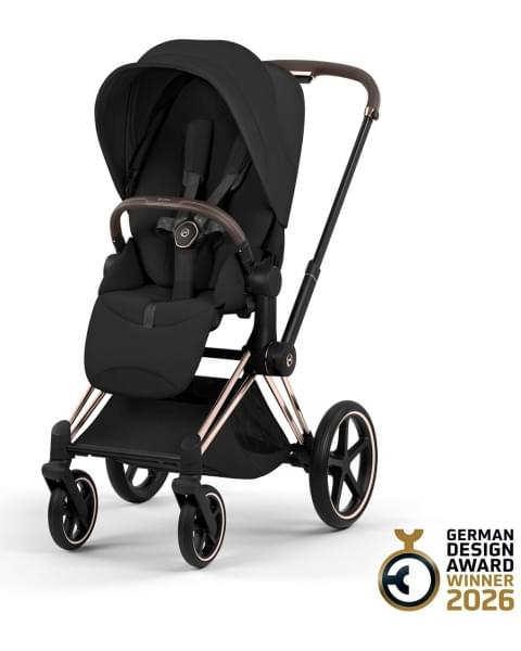 Коляска Cybex Priam V Rosegold Style Collection 2 в 1 Sepia Black