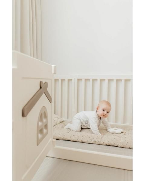 Большой детский игровой манеж UNIX Kids Classic Tree House 150 x 180 Camel