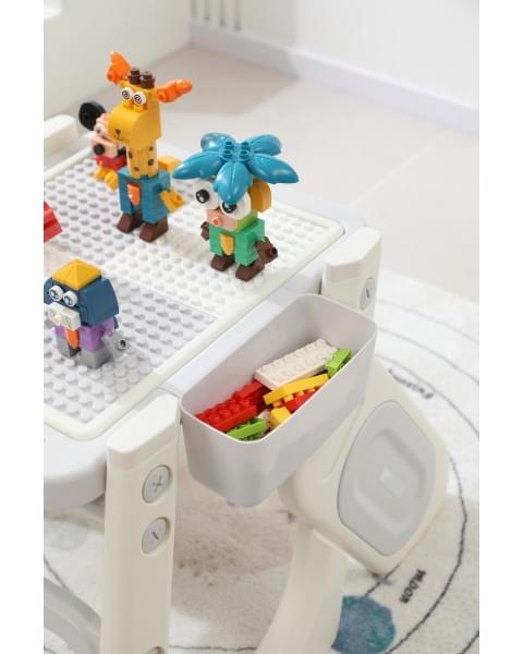 Стул для кормления UNIX Kids Cloud Трансформер (3 in 1) Grey