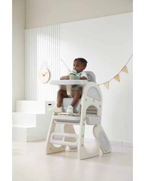 Стул для кормления UNIX Kids Cloud Трансформер (3 in 1) Grey
