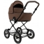Детская коляска Roan Bass Next Classic 2.0 d12 3 в 1 с автокреслом Tutis Elo Lux EduSky Black BNC/81/2 Mocha Mousse/Black/руч.Cappuccino