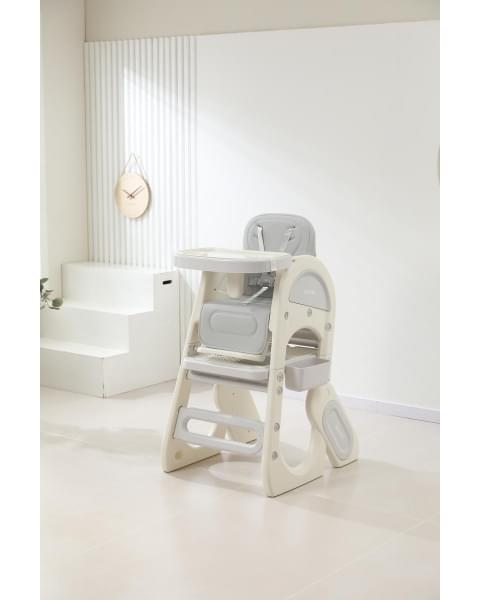 Стул для кормления UNIX Kids Cloud Трансформер (3 in 1) Grey