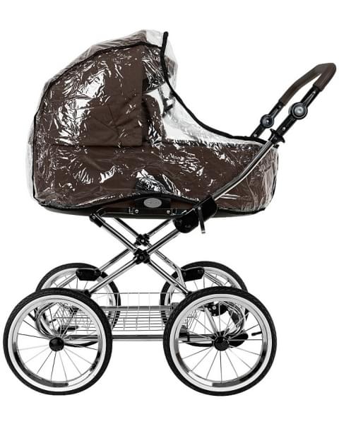 Детская коляска Roan Bass Next Classic 2.0 d14 3 в 1 с автокреслом Tutis Elo Lux EduSky Black BSNC/93/2 Turkish Coffe/Black/руч.Cappuccino