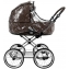 Детская коляска Roan Bass Next Classic 2.0 d14 3 в 1 с автокреслом Tutis Elo Lux EduSky Black BSNC/93/2 Turkish Coffe/Black/руч.Cappuccino