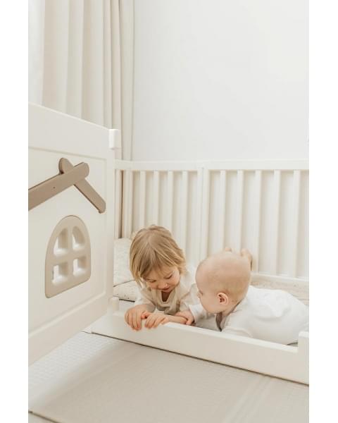 Большой детский игровой манеж UNIX Kids Classic Tree House 150 x 180 Camel