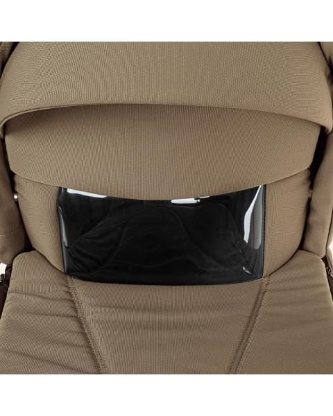 Детская коляска Roan Bass Next 2.0 3 в 1 с автокреслом Tutis Elo Lux EduSky Black BSN/42/2 Mocha Mousse/Black/руч.Cappuccino