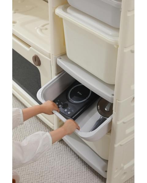 Кухня детская UNIX Kids Cook & Store 8 ящиков Grey