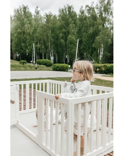 Большой детский игровой манеж UNIX Kids Classic Tree House 150 x 180 Camel