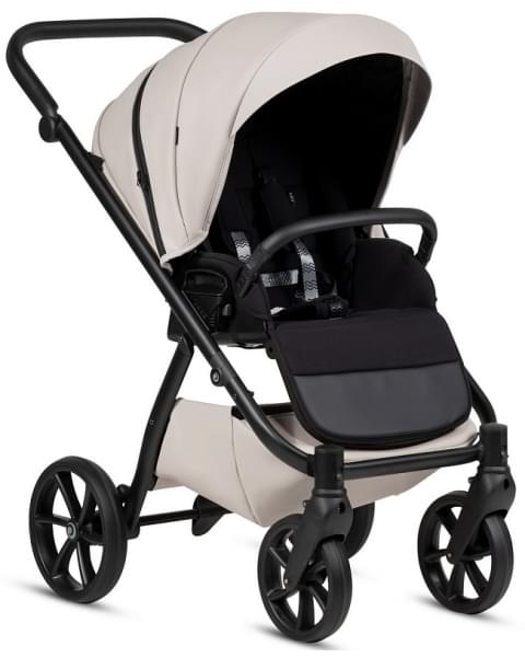 Детская коляска Tutis Uno 6 Plus Leather collection 3 в 1 с автокреслом Elo Lux EduSky Black 1402151 Latte