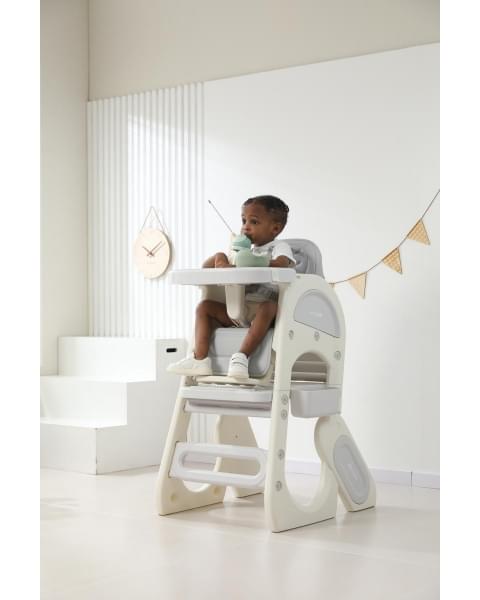 Стул для кормления UNIX Kids Cloud Трансформер (3 in 1) Grey