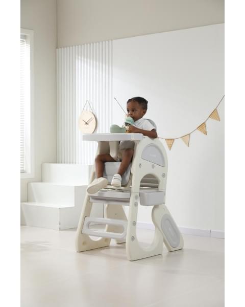Стул для кормления UNIX Kids Cloud Трансформер (3 in 1) Grey