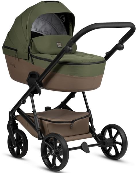 Детская коляска Tutis Viva 6 Plus Essential 3 в 1 с автокреслом Elo Lux EduSky Black 1612050 Pine