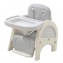 Стул для кормления UNIX Kids Cloud Трансформер (3 in 1) Grey