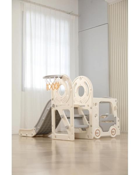 Игровой комплекс с горкой UNIX Kids Bus 171 см Grey