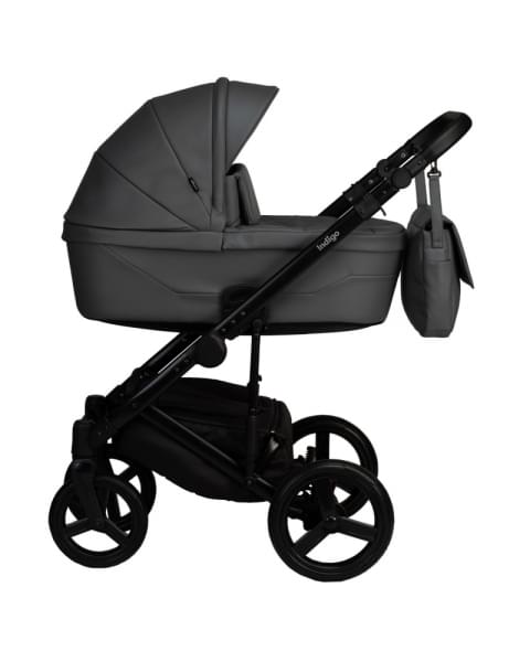 Коляска Indigo LAMAR 2 в 1 (La 07 (т.серая кожа)