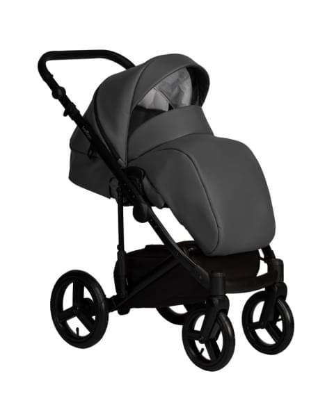 Коляска Indigo LAMAR 2 в 1 (La 07 (т.серая кожа)