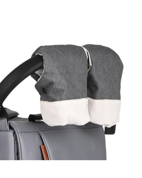 Коляска-люлька Pituso Leticia Classic / колеса d12, Grey + Кожа Grey Metalic (Серый)