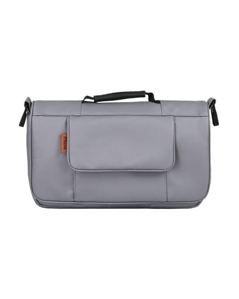 Коляска-люлька Pituso Leticia Classic / колеса d12, Grey + Кожа Grey Metalic (Серый)