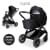 Коляска 2 в 1 Agex Prima Pro, Black (Черный)