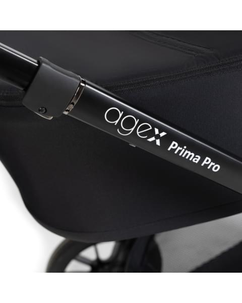 Коляска 2 в 1 Agex Prima Pro, Black (Черный)