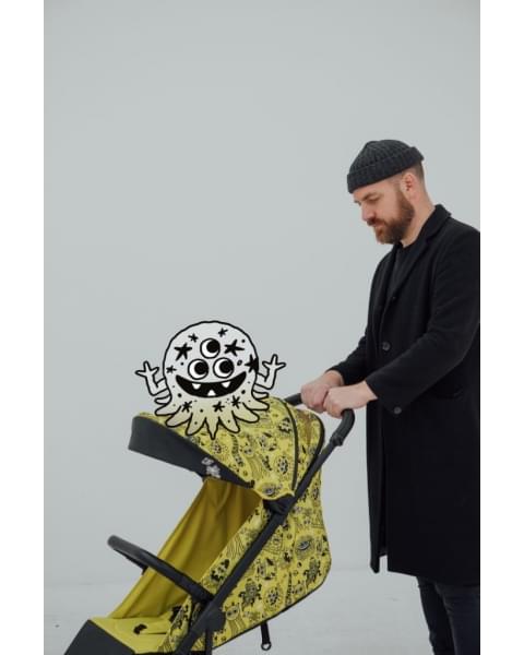 Коляска 2 в 1 Anex Air-X Special Edition, Woo / Пришельцы (Ax-SE-01)