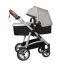 Коляска 2 в 1 Baby Tilly T-165 Futuro Air, Mist Grey (Серый)