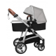 Коляска 2 в 1 Baby Tilly T-165 Futuro Air, Mist Grey (Серый)